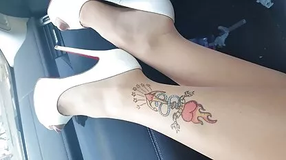 Tôi cặp mắt cá chân hình xăm cao gót voyeur séc loạn luân mẹ con